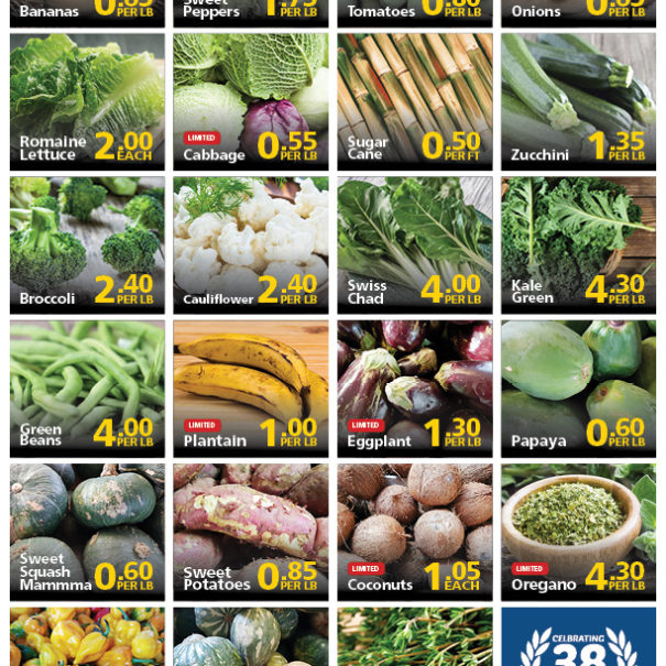 Produce Exchange Weekly Listings BAIC